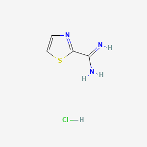 1,3-thiazole-2-carboximidamide;hydrochloride CAS 247037-82-7