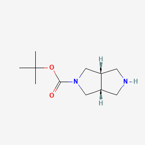 tert-butyl (3aR,6aS)-2,3,3a,4,6,6a-hexahydro-1H-pyrrolo[3,4-c]pyrrole-5-carboxylate CAS 250275-15-1