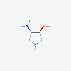 (3S,4S)-4-methoxy-N-methylpyrrolidin-3-amine CAS 252574-01-9