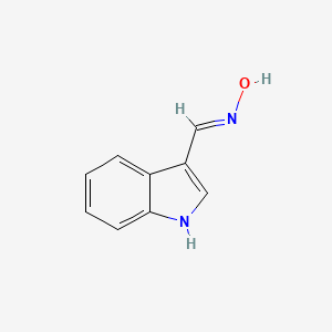 (NE)-N-(1H-indol-3-ylmethylidene)hydroxylamine CAS 2592-05-4