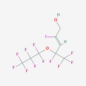 (Z)-4,5,5,5-tetrafluoro-4-(1,1,2,2,3,3,3-heptafluoropropoxy)-2-iodopent-2-en-1-ol CAS 261760-06-9