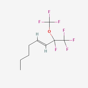 (E)-1,1,1,2-tetrafluoro-2-(trifluoromethoxy)oct-3-ene CAS 261760-17-2