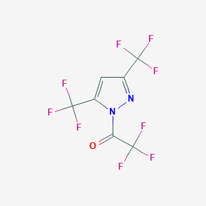 1-[3,5-bis(trifluoromethyl)pyrazol-1-yl]-2,2,2-trifluoroethanone CAS 261761-10-8