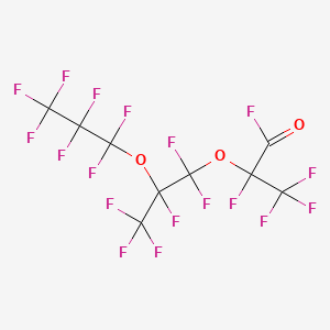 2,3,3,3-tetrafluoro-2-[1,1,2,3,3,3-hexafluoro-2-(1,1,2,2,3,3,3-heptafluoropropoxy)propoxy]propanoyl fluoride CAS 2641-34-1