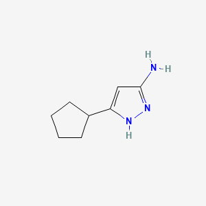 5-cyclopentyl-1H-pyrazol-3-amine CAS 264209-16-7