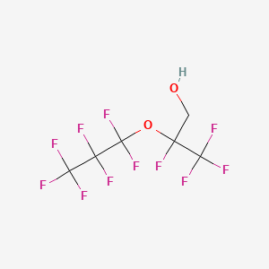 2,3,3,3-tetrafluoro-2-(1,1,2,2,3,3,3-heptafluoropropoxy)propan-1-ol CAS 26537-88-2