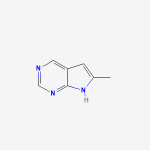 6-methyl-7H-pyrrolo[2,3-d]pyrimidine CAS 26786-73-2