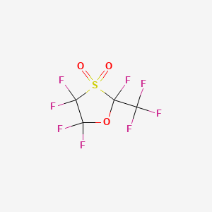 2,4,4,5,5-pentafluoro-2-(trifluoromethyl)-1,3-oxathiolane 3,3-dioxide CAS 26954-17-6