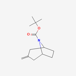 tert-butyl 3-methylidene-8-azabicyclo[3.2.1]octane-8-carboxylate CAS 273207-57-1