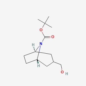 tert-butyl (1S,5R)-3-(hydroxymethyl)-8-azabicyclo[3.2.1]octane-8-carboxylate CAS 273207-58-2