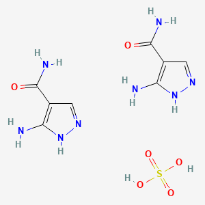 bis(5-amino-1H-pyrazole-4-carboxamide);sulfuric acid CAS 27511-79-1