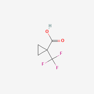 1-(trifluoromethyl)cyclopropane-1-carboxylic acid CAS 277756-46-4
