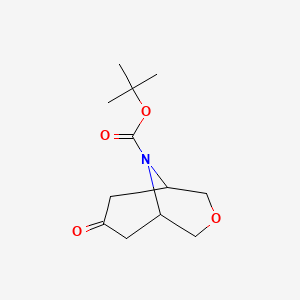 tert-butyl 7-oxo-3-oxa-9-azabicyclo[3.3.1]nonane-9-carboxylate CAS 280761-97-9