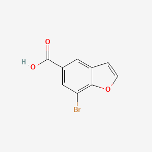 7-bromo-1-benzofuran-5-carboxylic acid CAS 286836-25-7