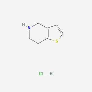 4,5,6,7-tetrahydrothieno[3,2-c]pyridine;hydrochloride CAS 28783-41-7