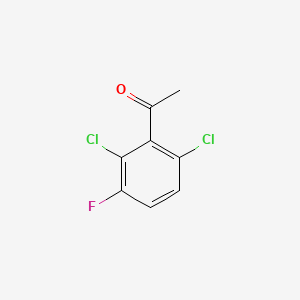 1-(2,6-dichloro-3-fluorophenyl)ethanone CAS 290835-85-7