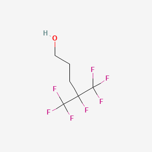 4,5,5,5-tetrafluoro-4-(trifluoromethyl)pentan-1-ol CAS 29819-73-6