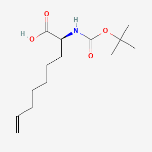(2S)-2-[(2-methylpropan-2-yl)oxycarbonylamino]non-8-enoic acid CAS 300831-21-4
