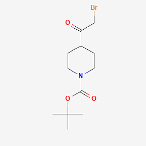 tert-butyl 4-(2-bromoacetyl)piperidine-1-carboxylate CAS 301221-79-4