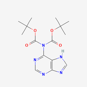 tert-butyl N-[(2-methylpropan-2-yl)oxycarbonyl]-N-(7H-purin-6-yl)carbamate CAS 309947-86-2