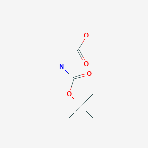 1-O-tert-butyl 2-O-methyl 2-methylazetidine-1,2-dicarboxylate CAS 309977-81-9