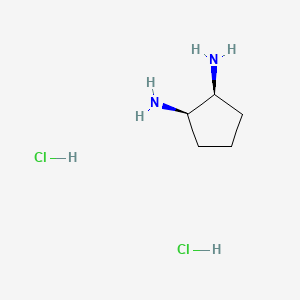 cis-(1R,2S)-cyclopentane-1,2-diamine;dihydrochloride CAS 310872-08-3