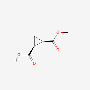 cis-(1S,2R)-2-methoxycarbonylcyclopropane-1-carboxylic acid CAS 31420-47-0