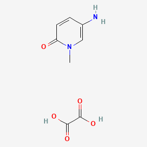 5-amino-1-methylpyridin-2-one;oxalic acid CAS 318468-73-4