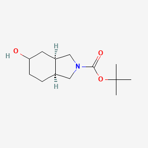 tert-butyl (3aR,7aS)-5-hydroxy-1,3,3a,4,5,6,7,7a-octahydroisoindole-2-carboxylate CAS 318502-89-5