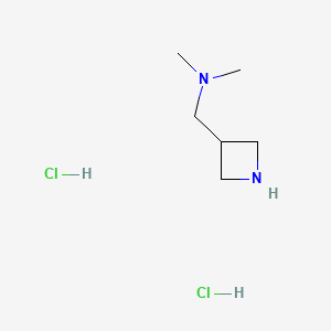 1-(azetidin-3-yl)-N,N-dimethylmethanamine;dihydrochloride CAS 321890-22-6