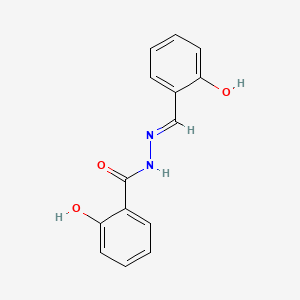 2-hydroxy-N-[(E)-(2-hydroxyphenyl)methylideneamino]benzamide CAS 3232-36-8