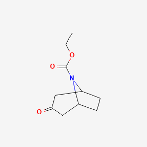 ethyl 3-oxo-8-azabicyclo[3.2.1]octane-8-carboxylate CAS 32499-64-2