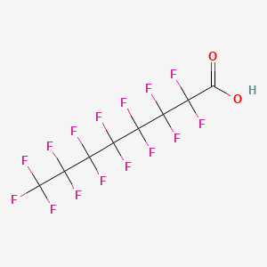 2,2,3,3,4,4,5,5,6,6,7,7,8,8,8-pentadecafluorooctanoic acid CAS 335-67-1