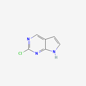 2-chloro-7H-pyrrolo[2,3-d]pyrimidine CAS 335654-06-3