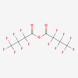 2,2,3,3,4,4,4-heptafluorobutanoyl 2,2,3,3,4,4,4-heptafluorobutanoate CAS 336-59-4