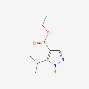 ethyl 5-propan-2-yl-1H-pyrazole-4-carboxylate CAS 342026-17-9