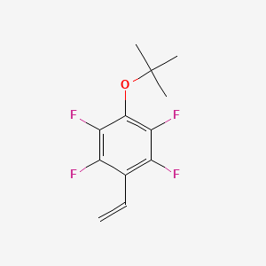 1-ethenyl-2,3,5,6-tetrafluoro-4-[(2-methylpropan-2-yl)oxy]benzene CAS 343305-41-9