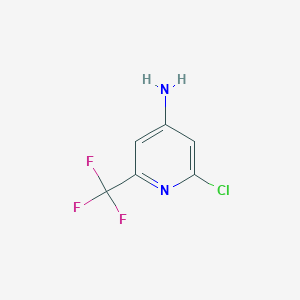 2-chloro-6-(trifluoromethyl)pyridin-4-amine CAS 34486-22-1