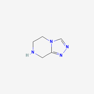 5,6,7,8-tetrahydro-[1,2,4]triazolo[4,3-a]pyrazine CAS 345311-09-3