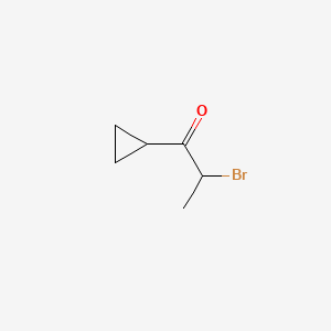 2-bromo-1-cyclopropylpropan-1-one CAS 34650-66-3