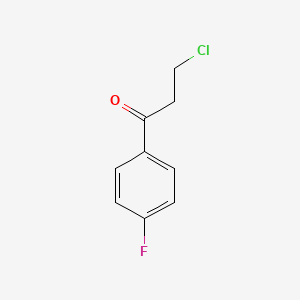 3-chloro-1-(4-fluorophenyl)propan-1-one CAS 347-93-3