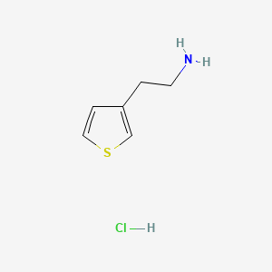 2-thiophen-3-ylethanamine;hydrochloride CAS 34843-84-0