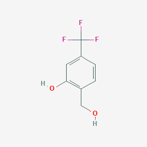 2-(hydroxymethyl)-5-(trifluoromethyl)phenol CAS 349-66-6