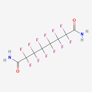 2,2,3,3,4,4,5,5,6,6,7,7-dodecafluorooctanediamide CAS 3492-23-7