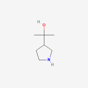2-pyrrolidin-3-ylpropan-2-ol CAS 351369-41-0