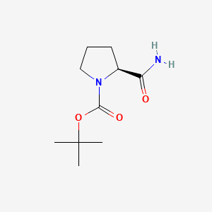 tert-butyl (2S)-2-carbamoylpyrrolidine-1-carboxylate CAS 35150-07-3