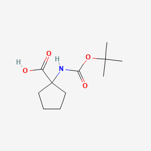 1-[(2-methylpropan-2-yl)oxycarbonylamino]cyclopentane-1-carboxylic acid CAS 35264-09-6