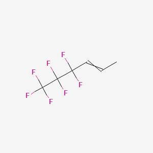 4,4,5,5,6,6,6-heptafluorohex-2-ene CAS 355-95-3