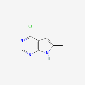 4-chloro-6-methyl-7H-pyrrolo[2,3-d]pyrimidine CAS 35808-68-5