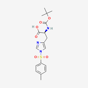 (2S)-3-[1-(4-methylphenyl)sulfonylimidazol-4-yl]-2-[(2-methylpropan-2-yl)oxycarbonylamino]propanoic acid CAS 35899-43-5